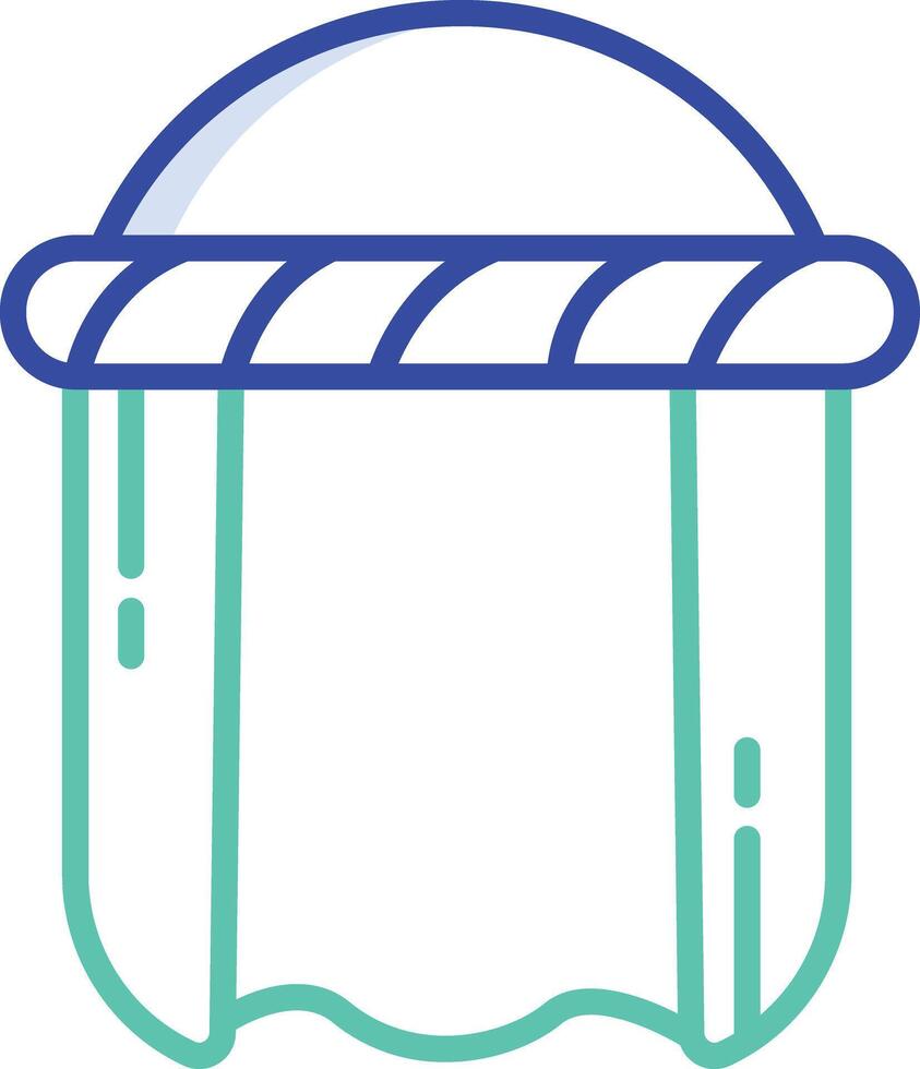 Turtle outline color illustration vector