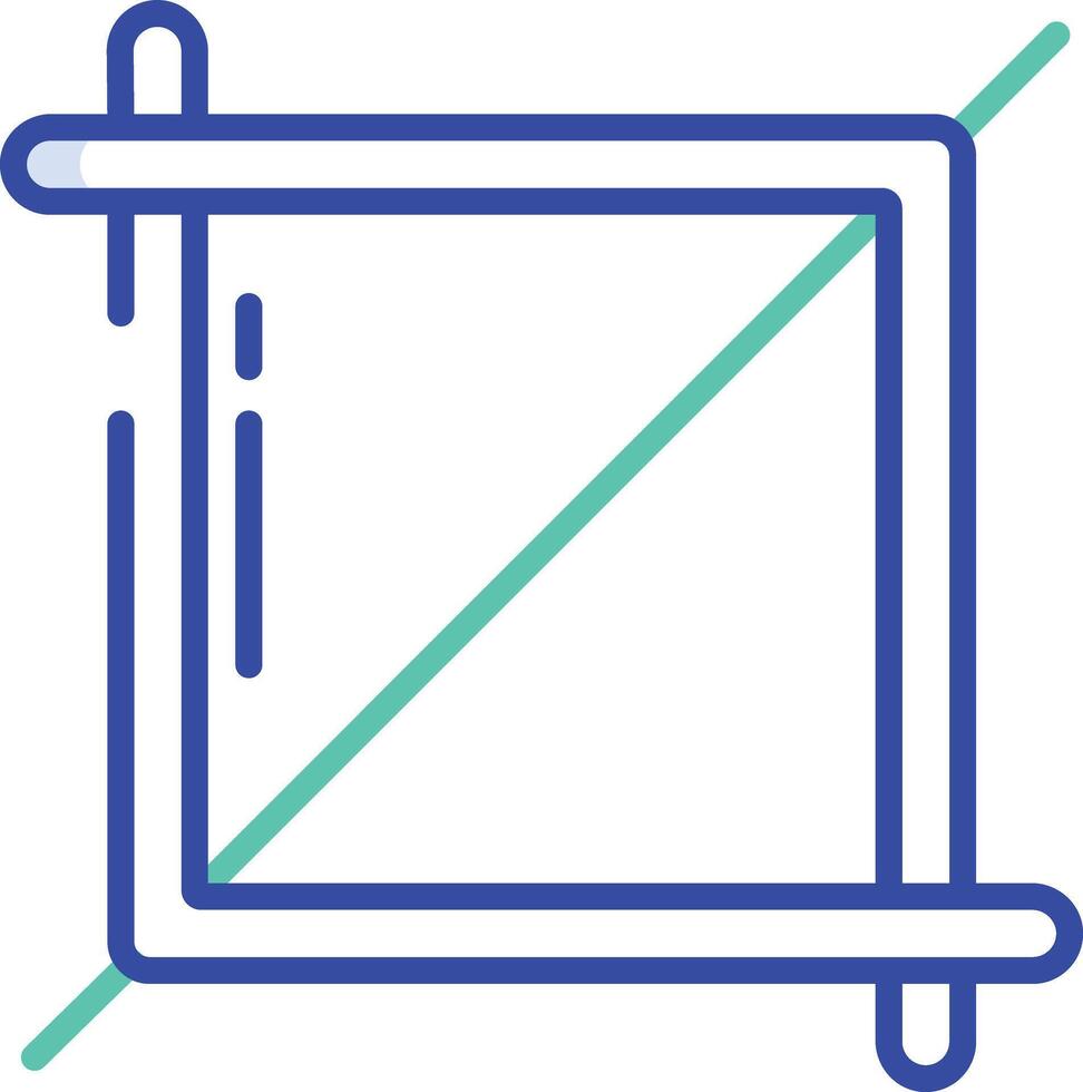 crop outline color illustration vector