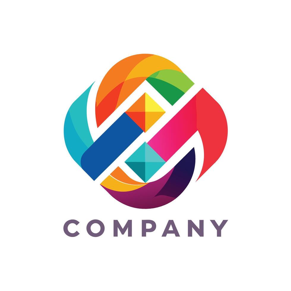 Abstract Logo Design for any Corporate, Brand, Business, Company vector