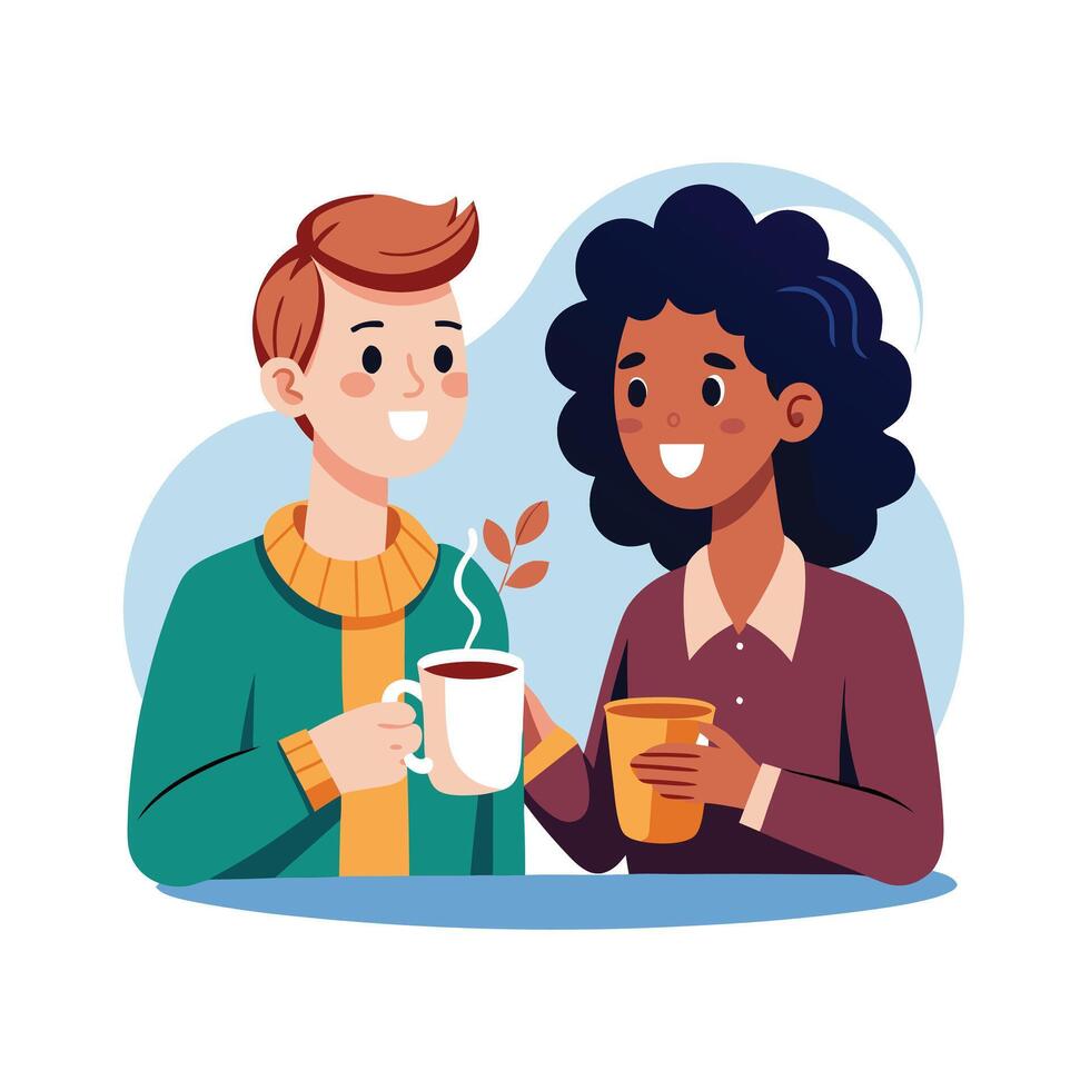 Friends Special, Love and Emotional Moment Illustration Concept for Friendship Day vector
