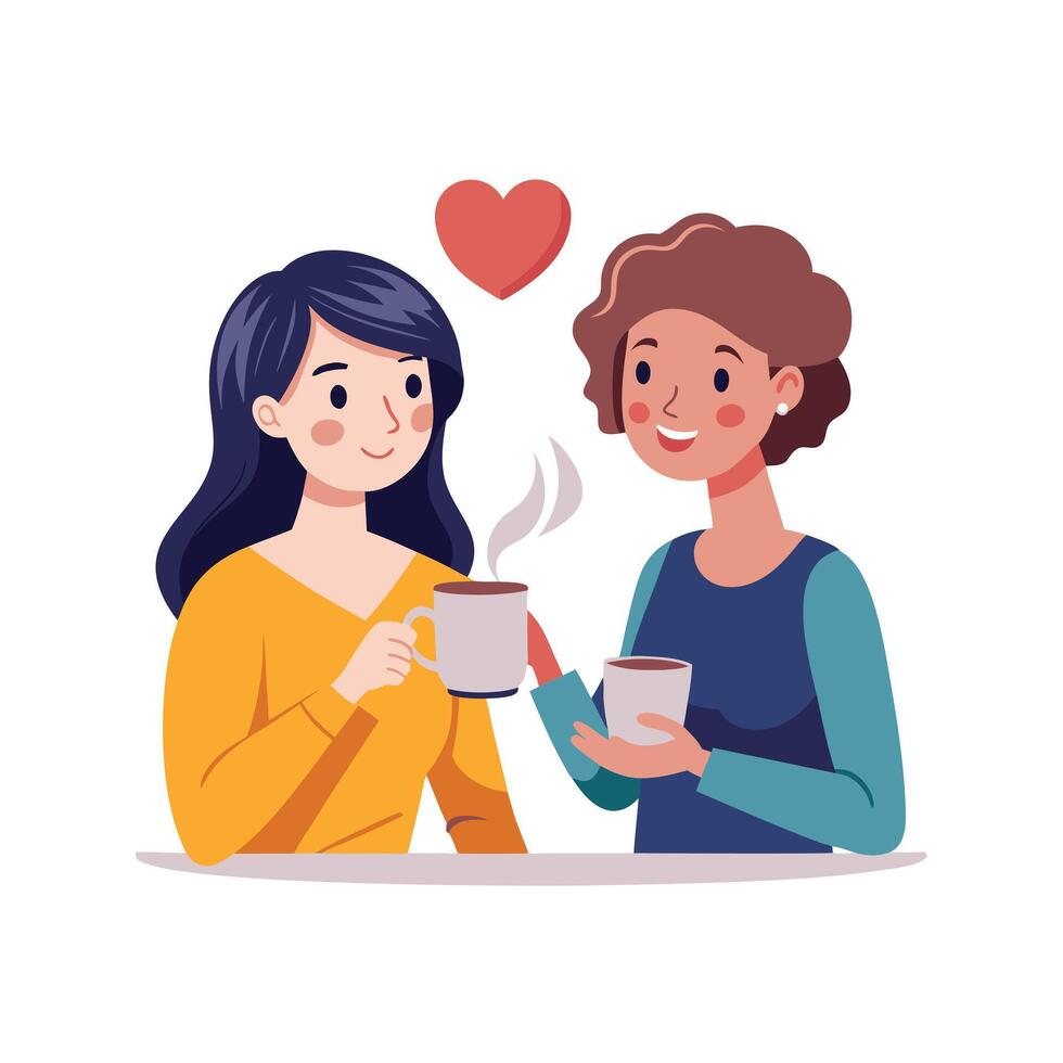 Friends Special, Love and Emotional Moment Illustration Concept for Friendship Day vector