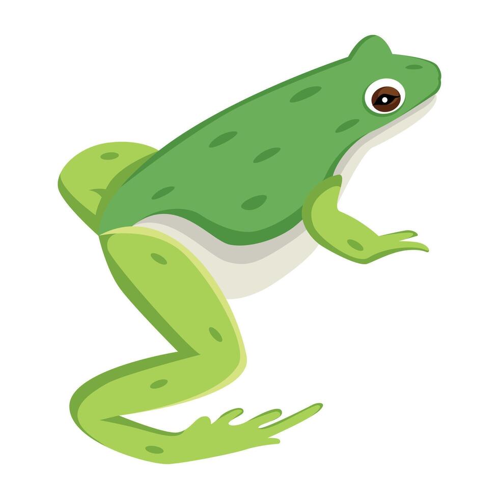 WebA flat icon of puddle frog vector