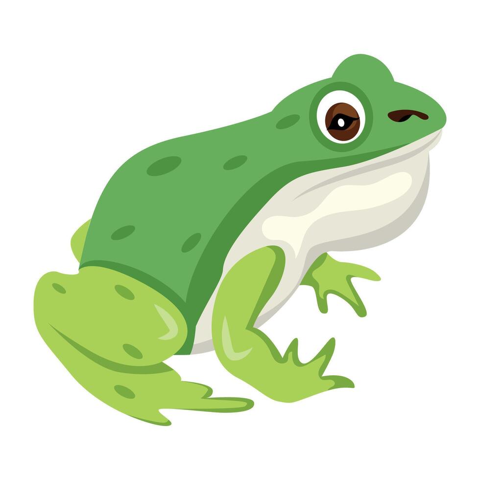 WebA flat icon of puddle frog vector