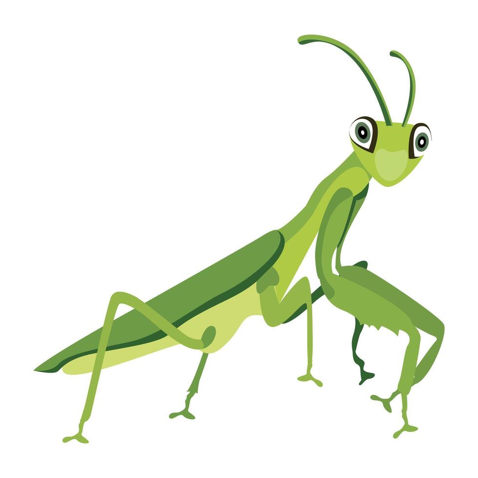 WebFlat style icon of predator bug vector