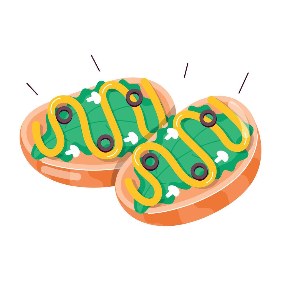 WebAvocado toasts sticker in flat style vector