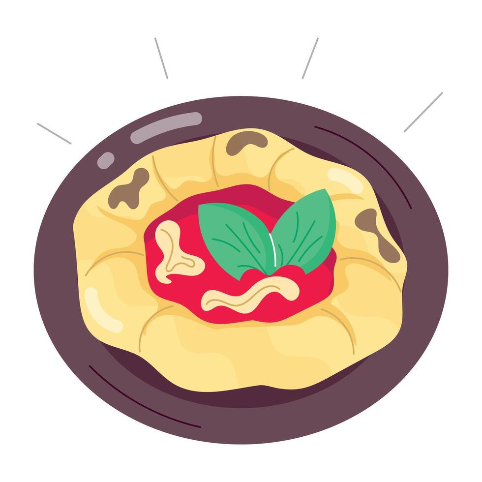 WebA flat style sticker of burgers vector