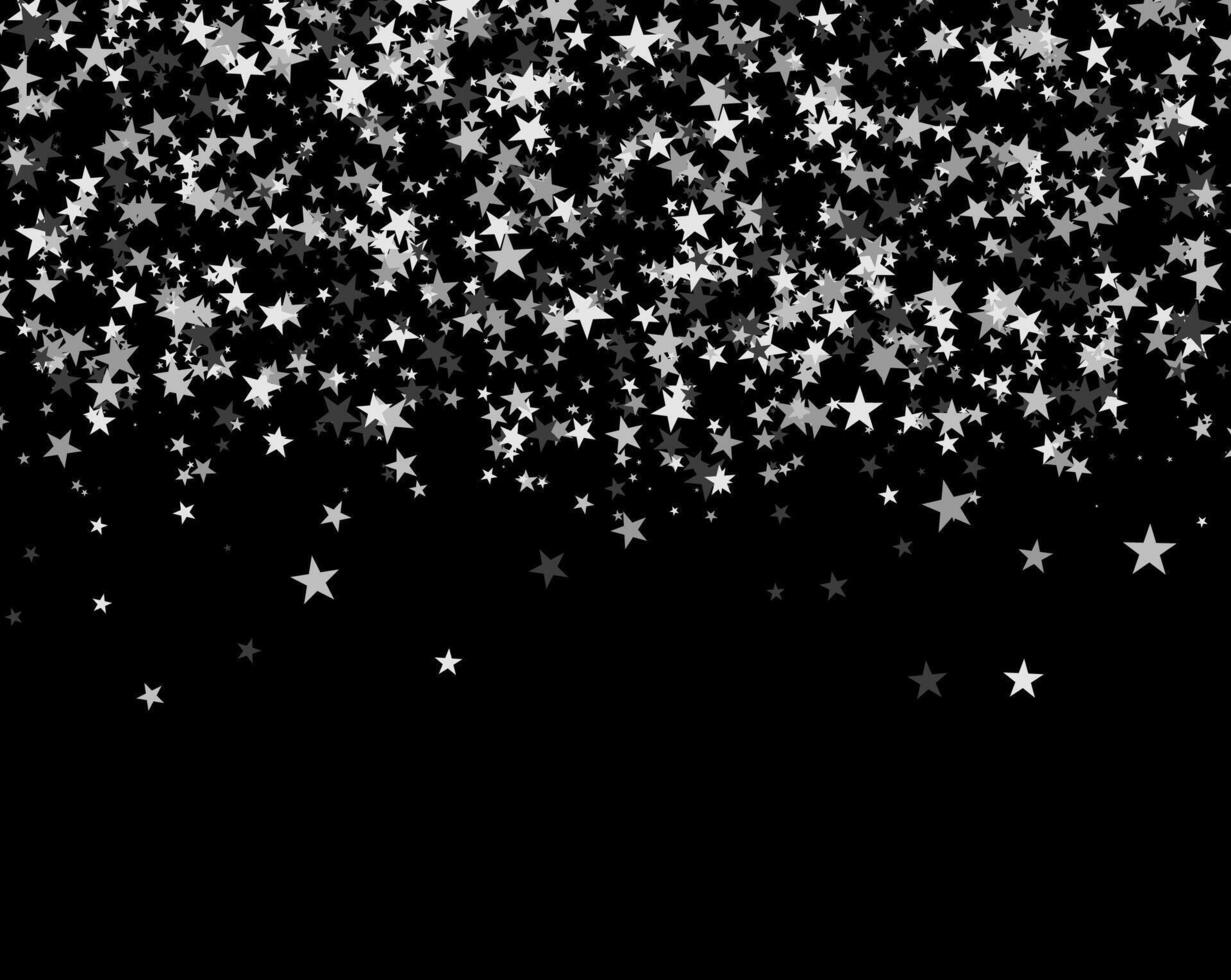 Glitter pattern made of stars vector