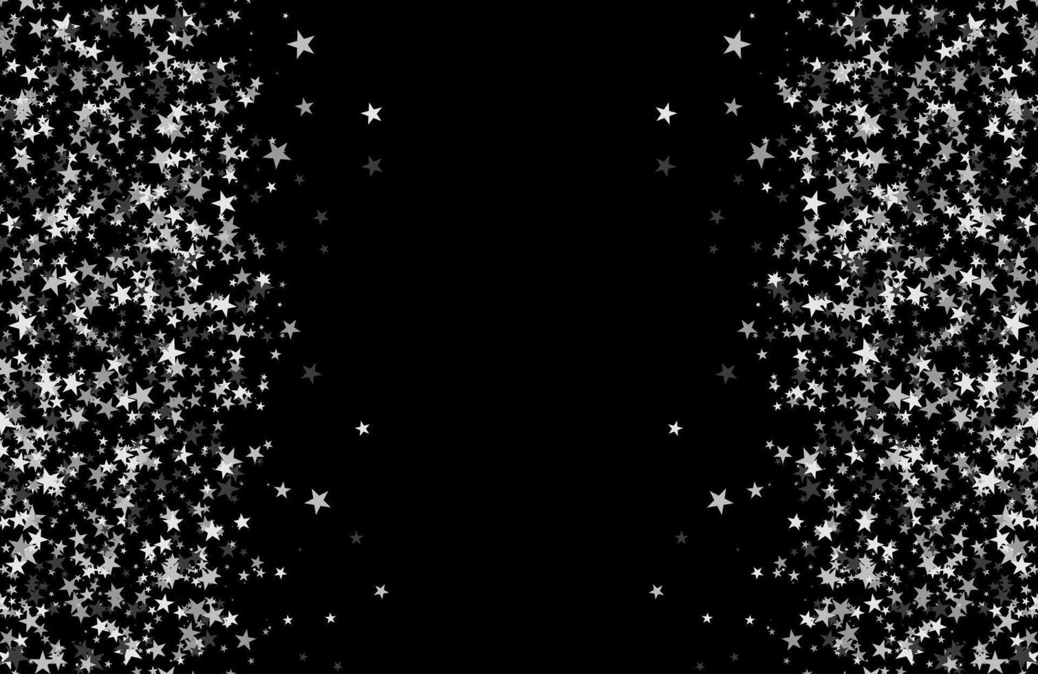 Glitter pattern made of stars vector