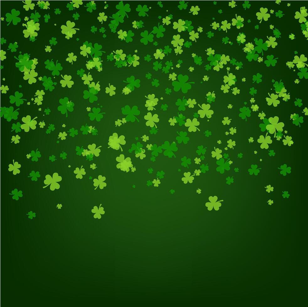 Saint Patrick day background vector