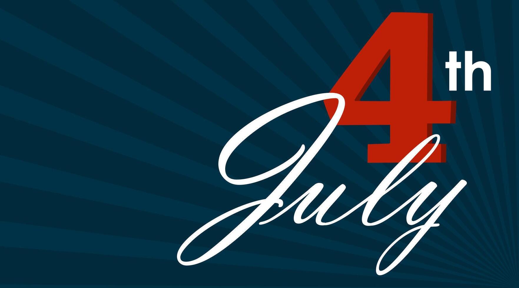 Happy Independence Day USA vector