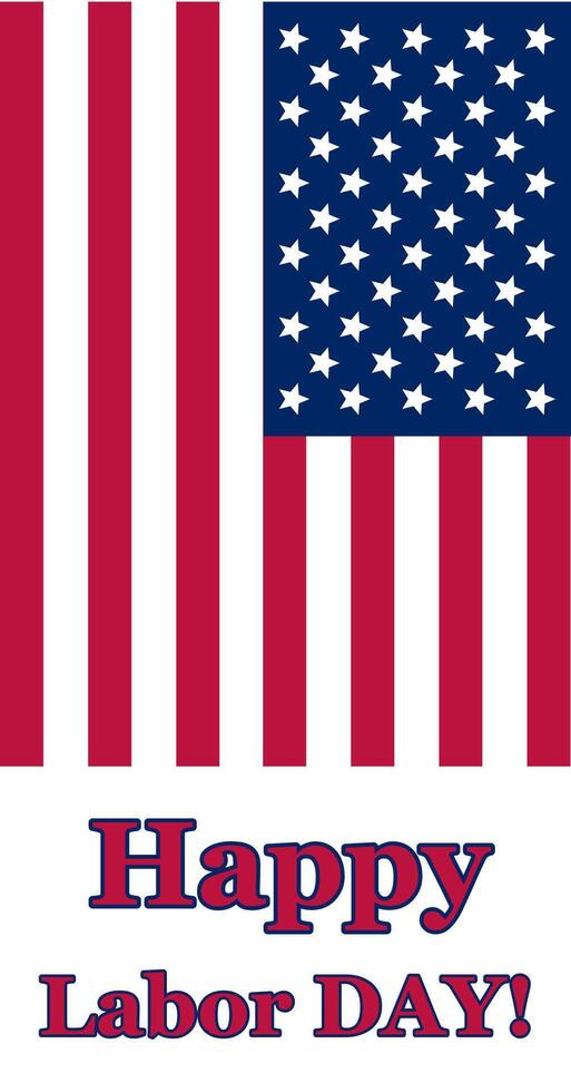 Happy Labor Day vector