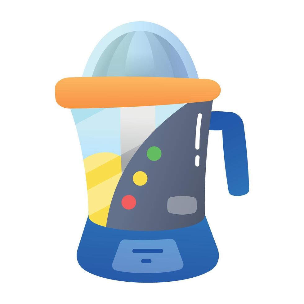 A blender jug flat icon vector