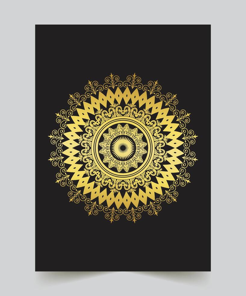 luxury ornamental mandala design background vector