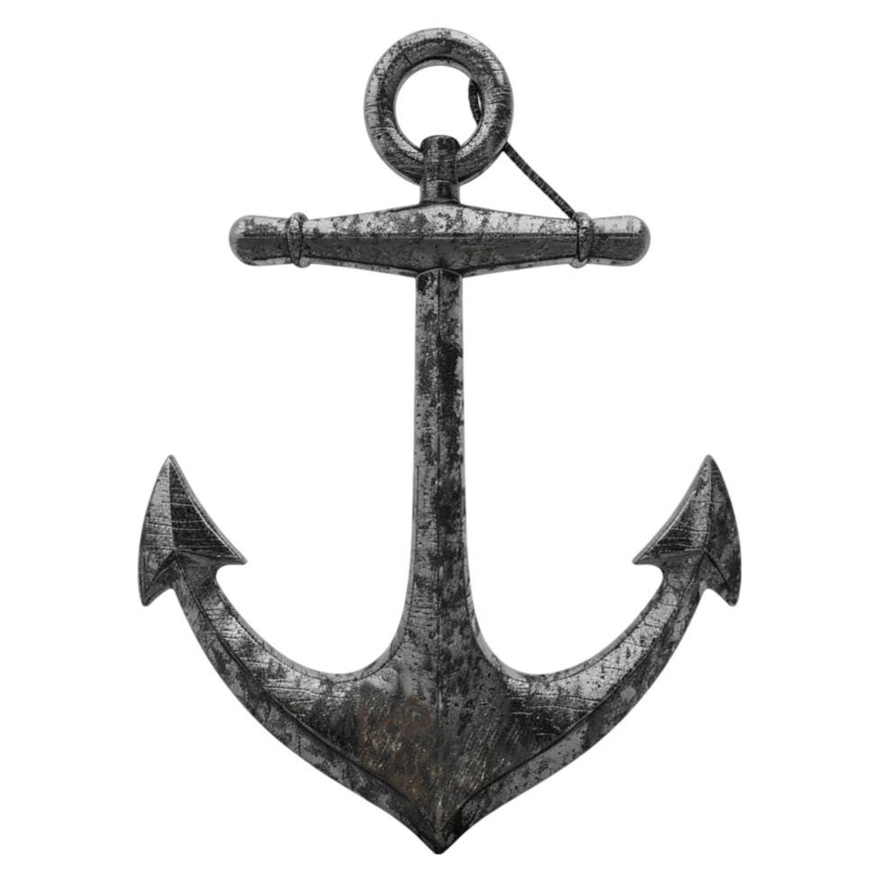 an anchor on a transparent background Generative-AI png