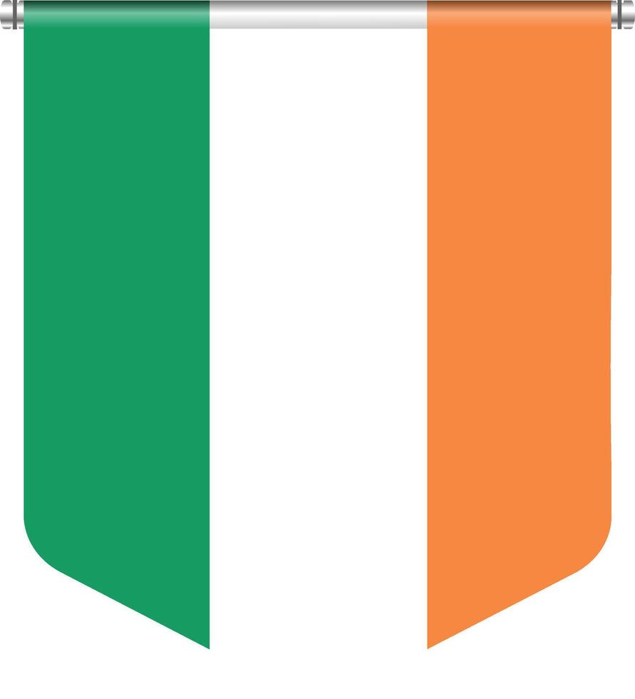 ireland flag design vector