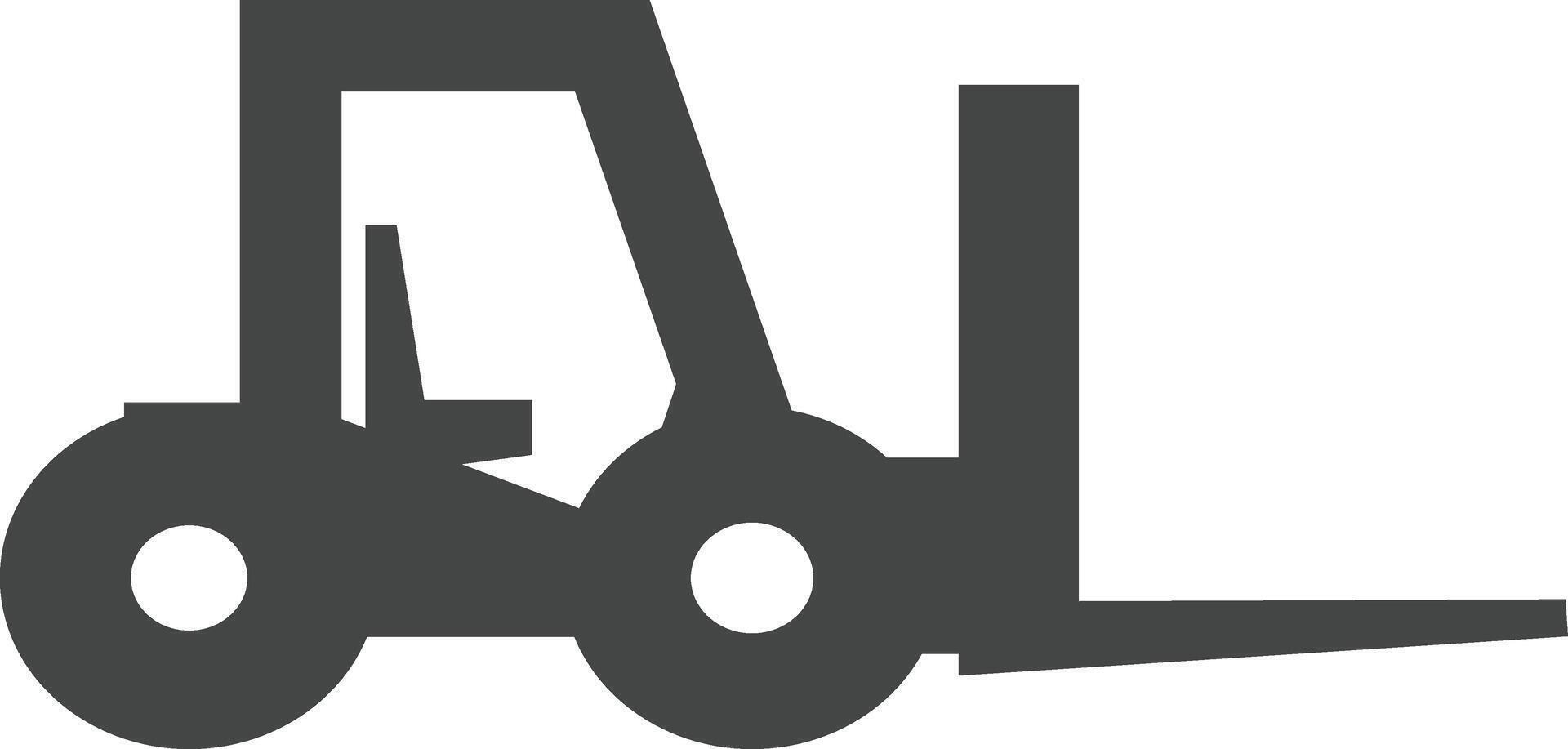 cargo loader design monochromatic design vector