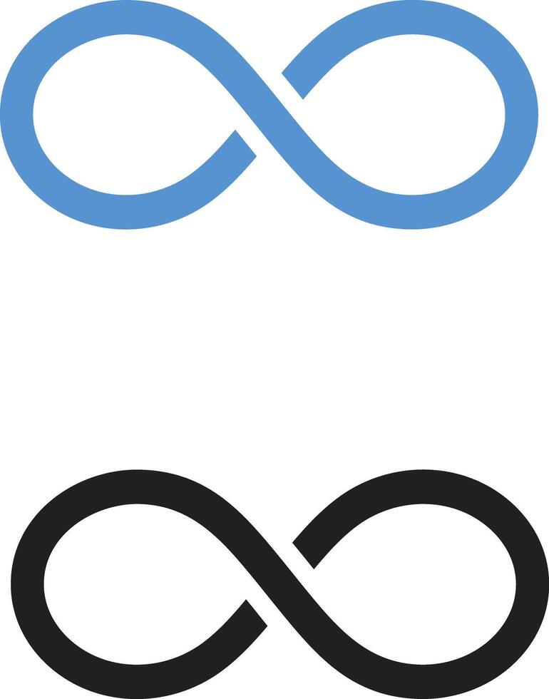 infinity design suitable many uses vector