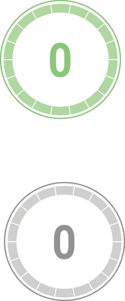0 percent loading sign vector