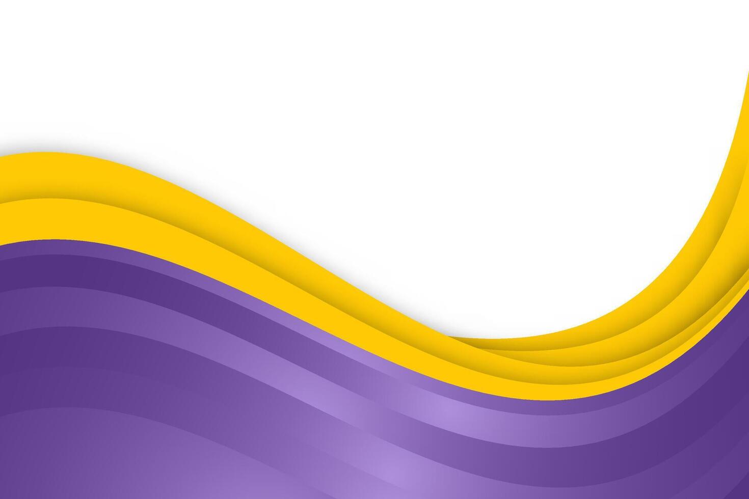 Purple wave banner vector