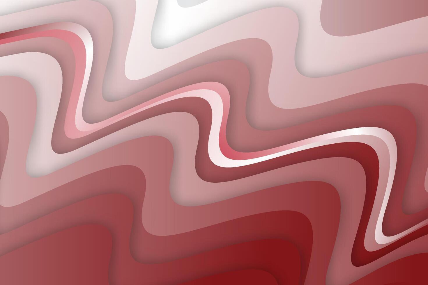 Red and white liquid background vector