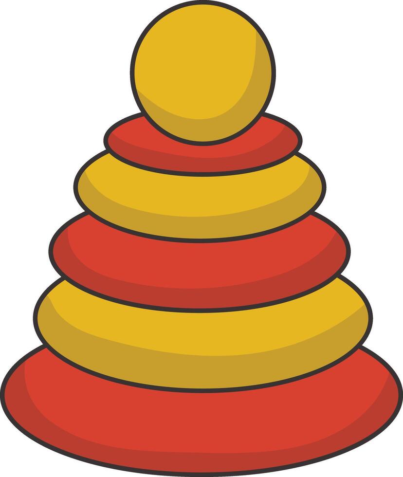Baby Supplies Element with Flat Cartoon Style. Isolated on White Background. vector