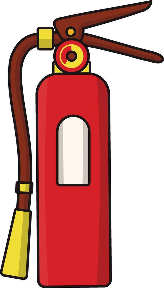 Firefighter Safety Gear Icon. Isolated on White Background vector