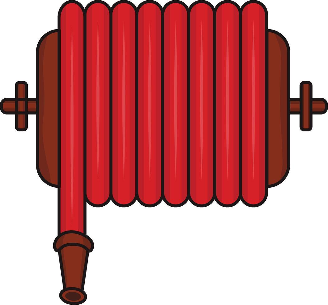 Firefighter Safety Gear Icon. Isolated on White Background vector