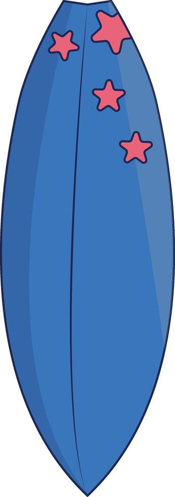 Illustration of Summer Beach Vacation in Flat Style. Isolated on White Background vector