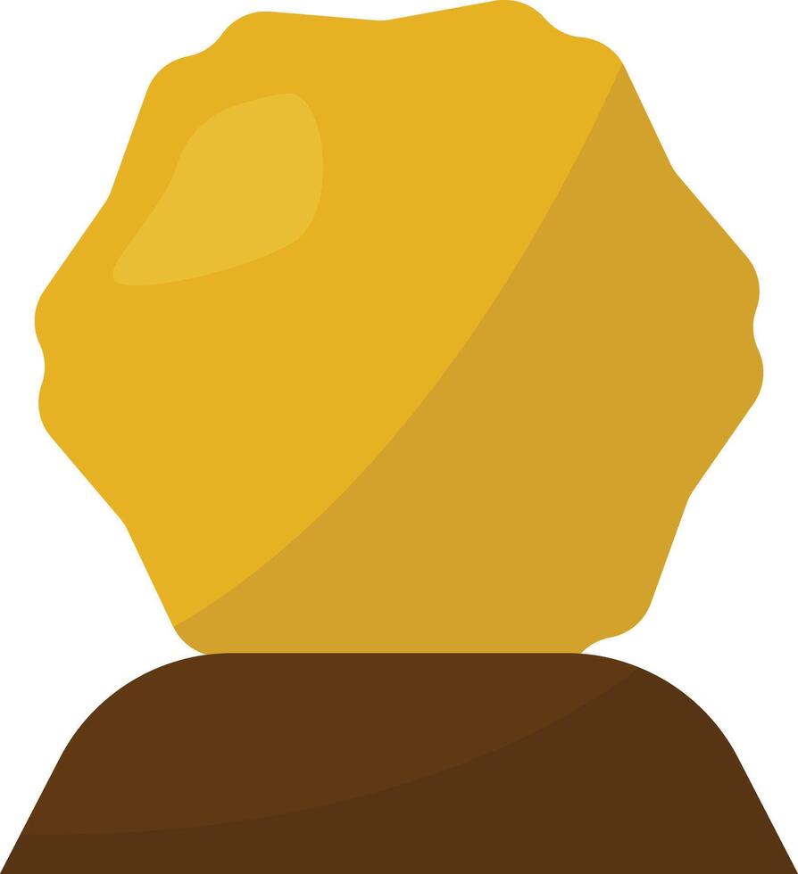 Gold Award Icon. Isolated on White Background. Illustration Design in Cartoon Style. vector
