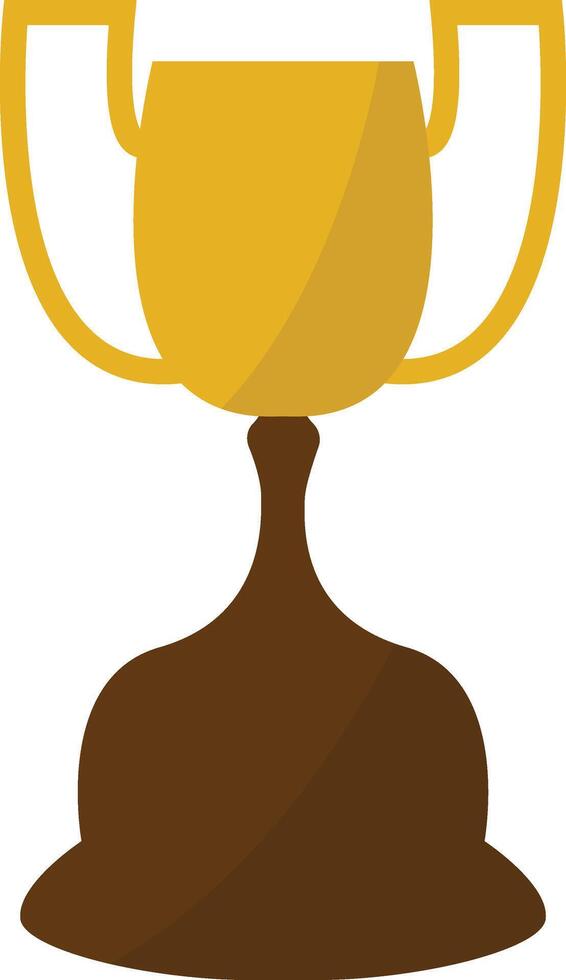Gold Award Icon. Isolated on White Background. Illustration Design in Cartoon Style. vector