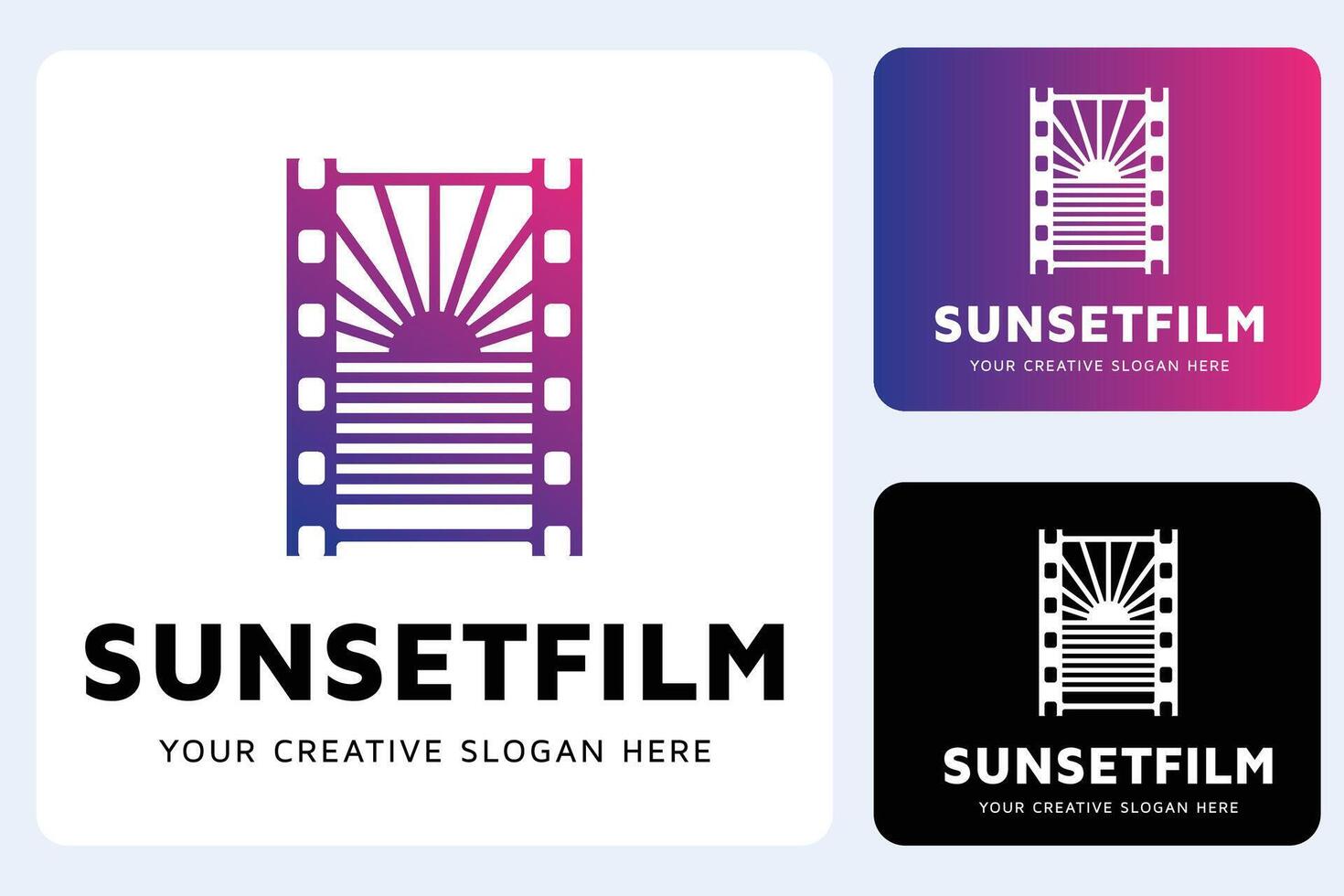 Sunset Logo Design Template vector