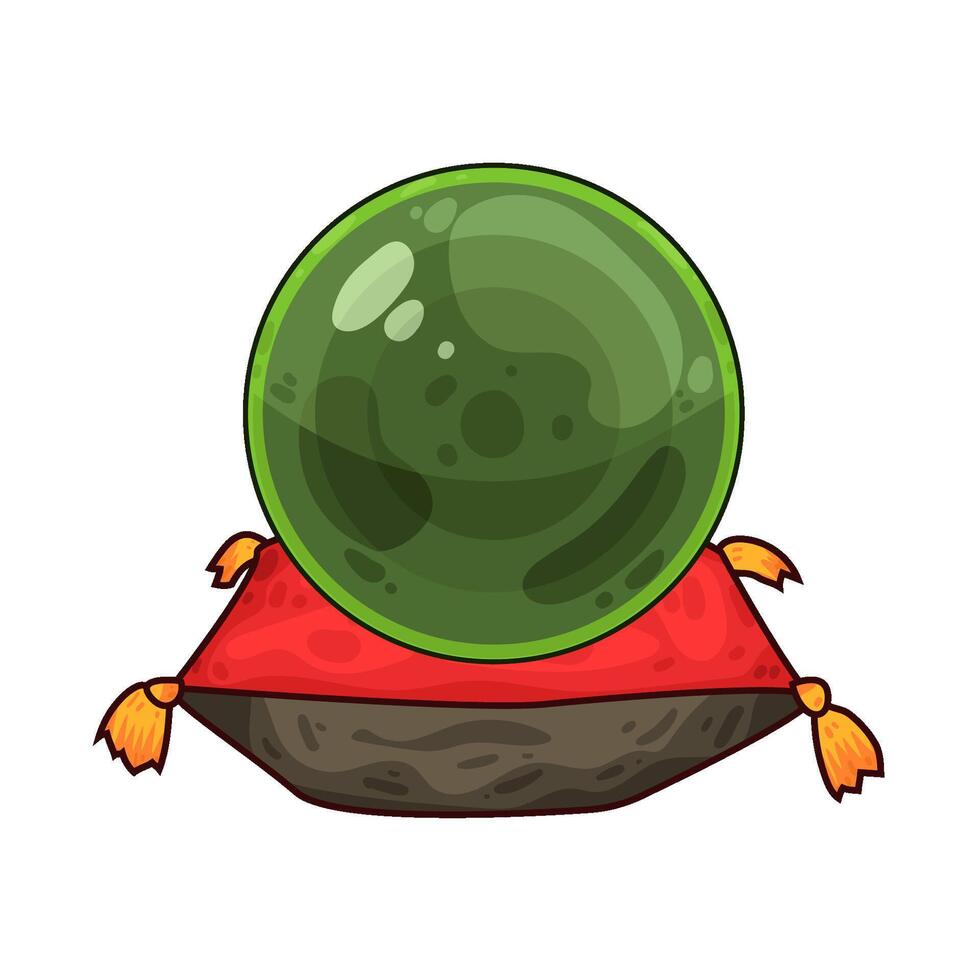 Illustration of crystal ball vector
