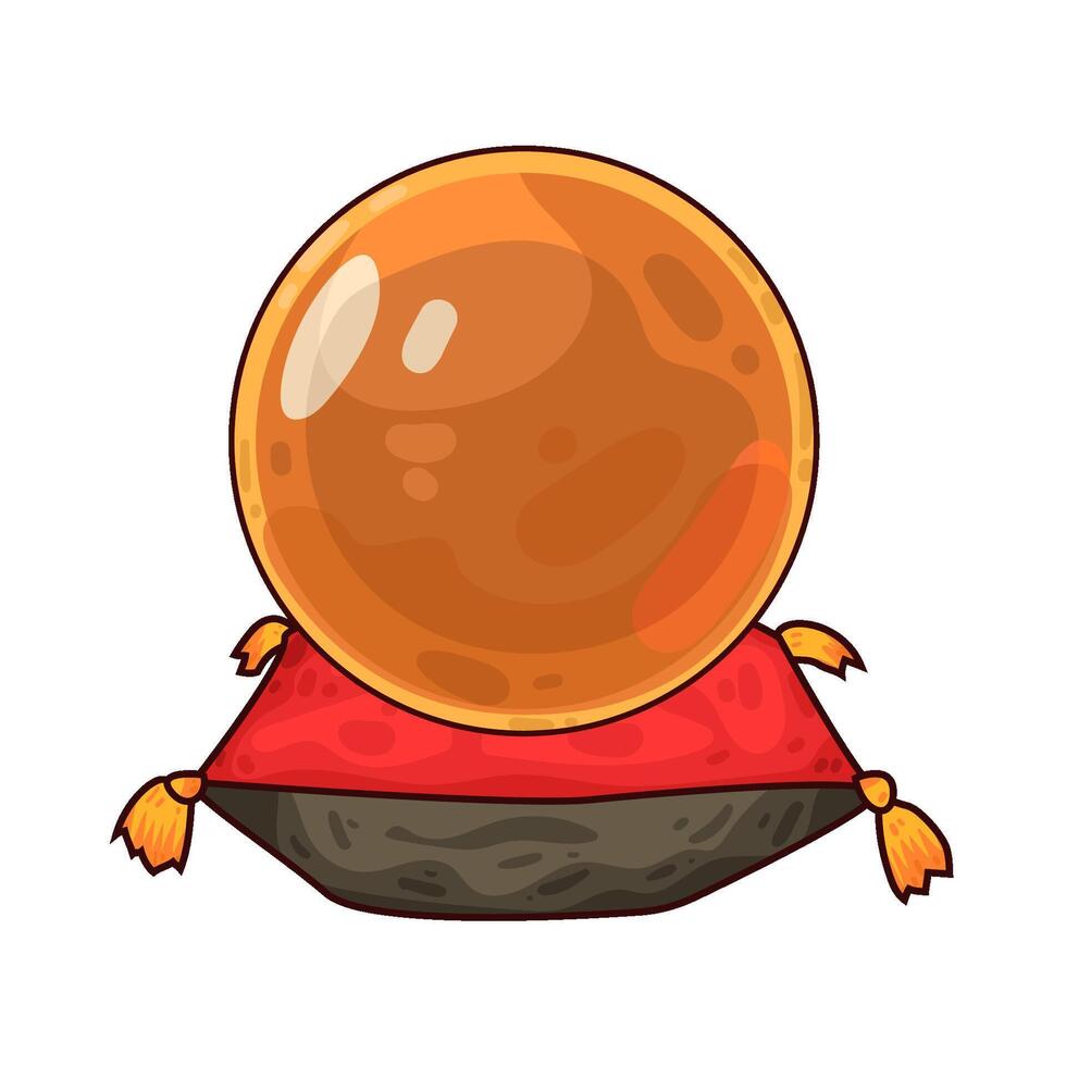 Illustration of crystal ball vector