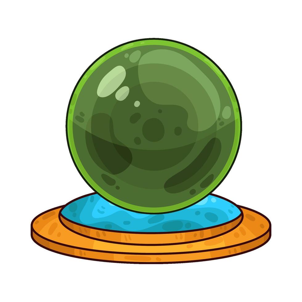 Illustration of crystal ball vector