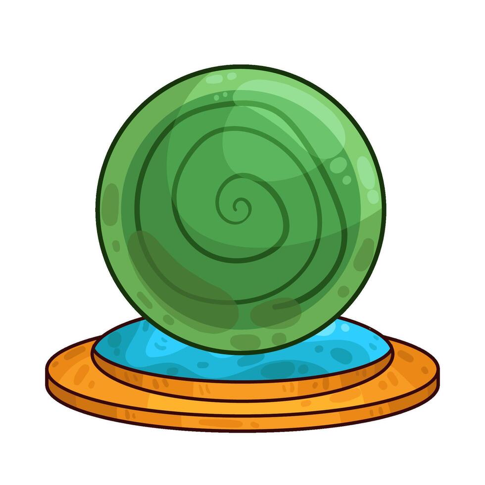 Illustration of crystal ball vector