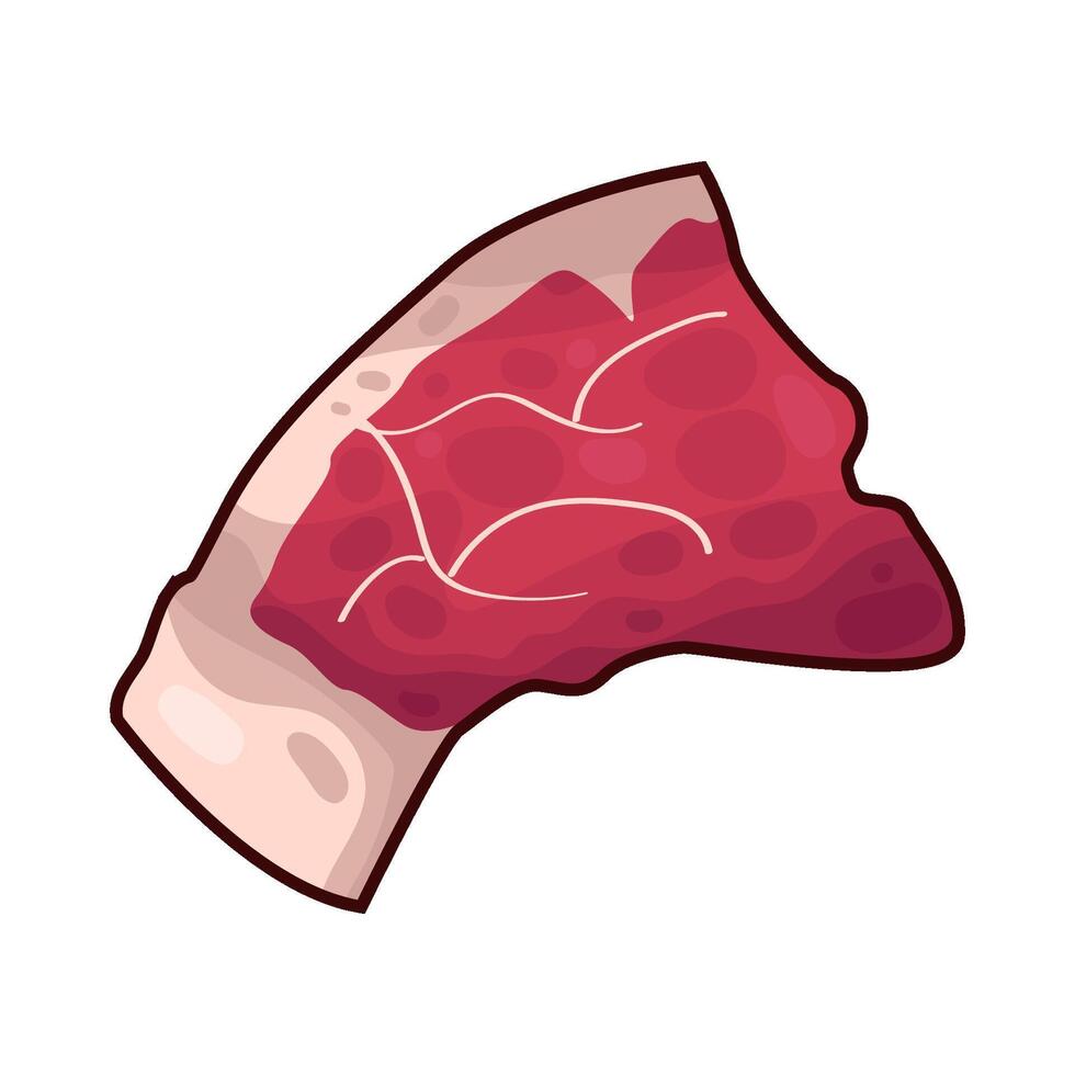 Illustration of meat vector