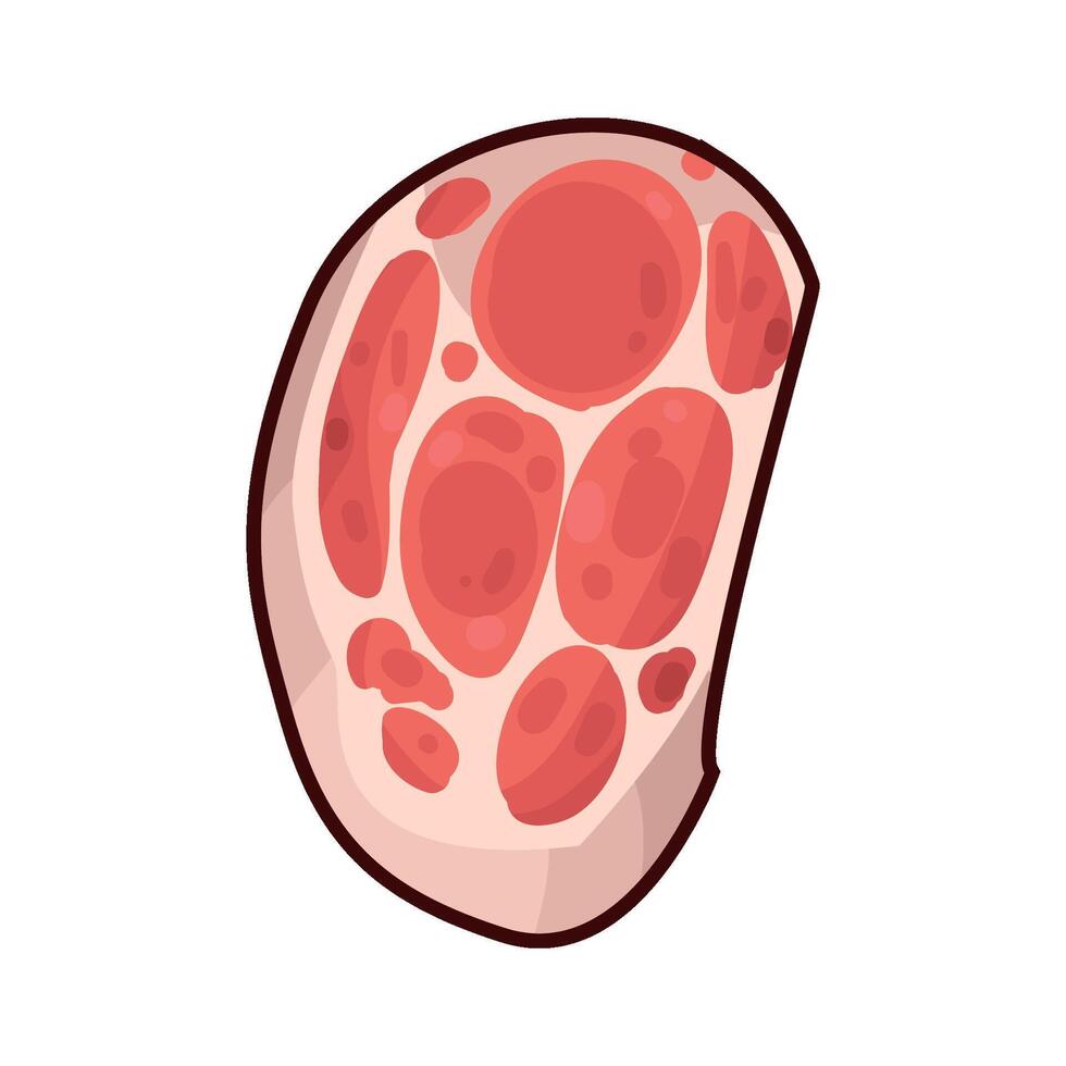 Illustration of meat vector