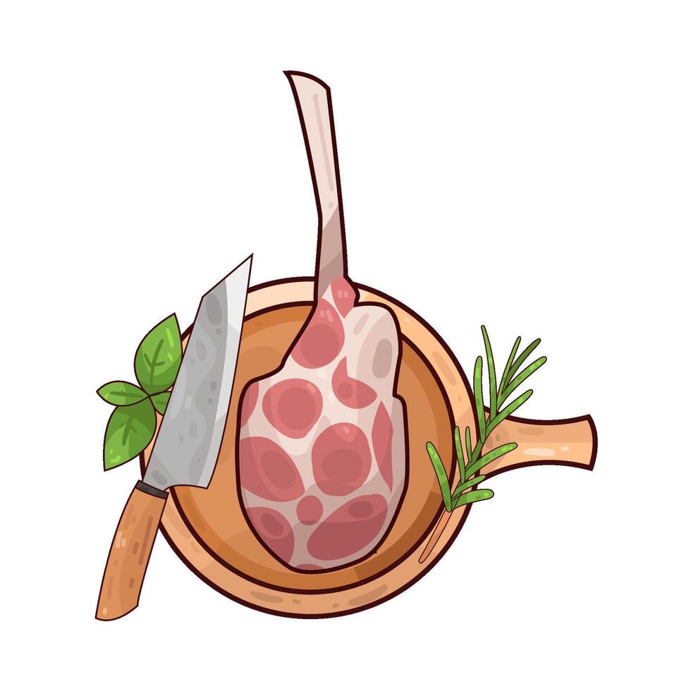 Illustration of meat vector