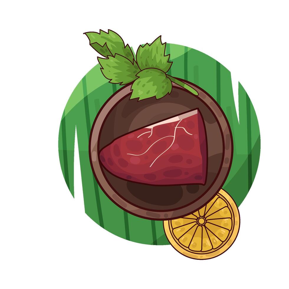 Illustration of meat vector