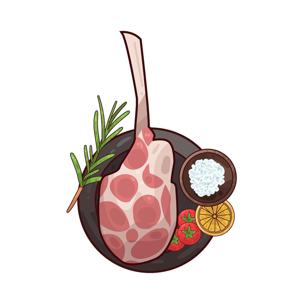 Illustration of meat vector