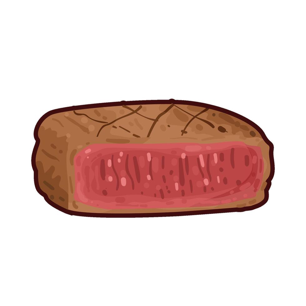 Illustration of meat vector