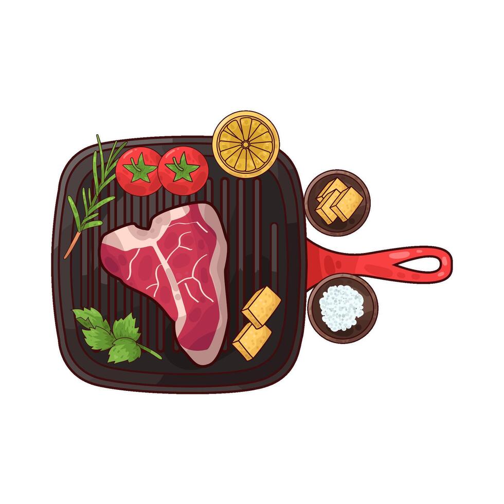 Illustration of meat vector