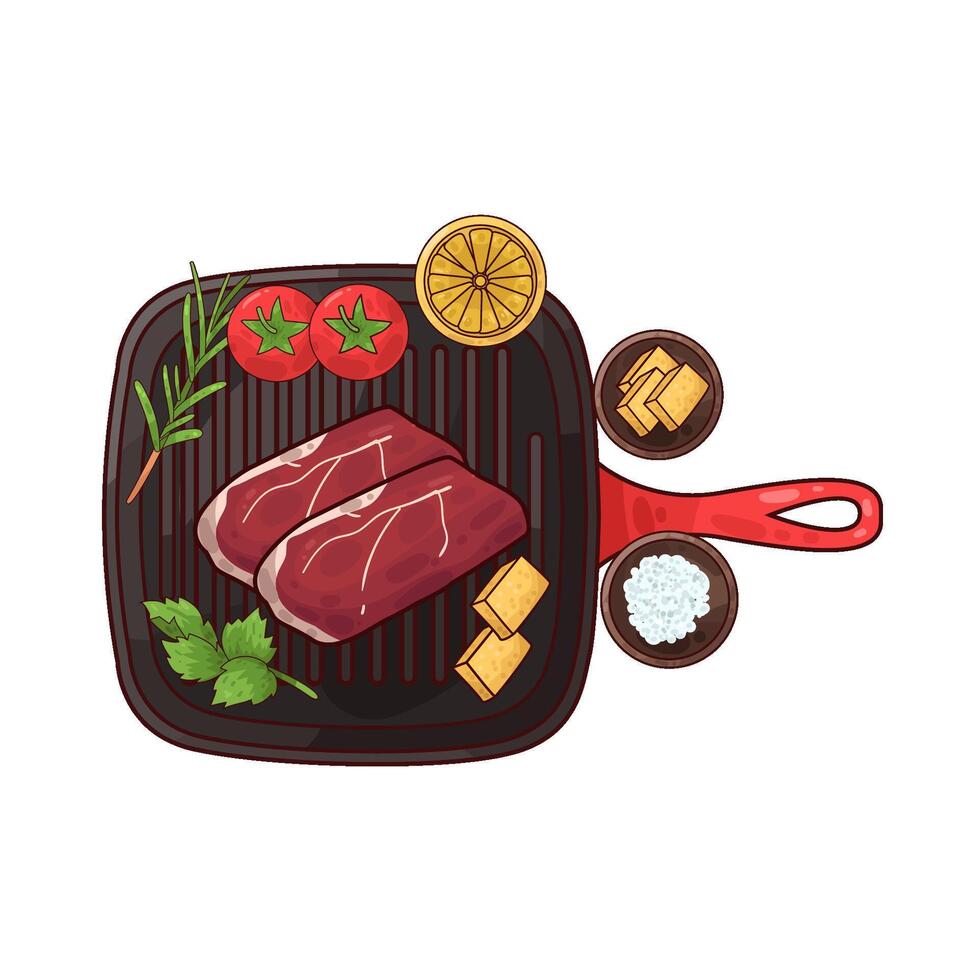 Illustration of meat vector