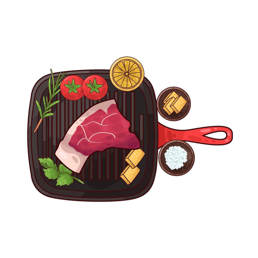 Illustration of meat vector