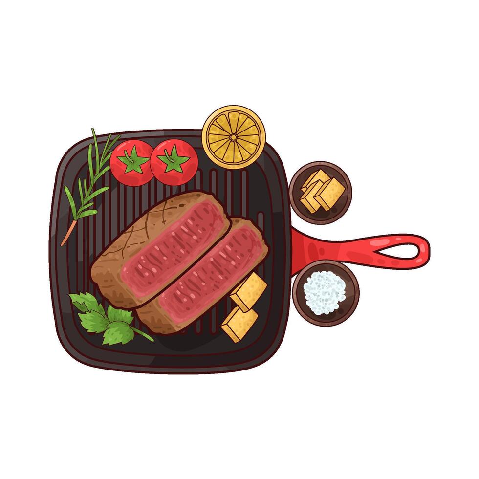 Illustration of meat vector