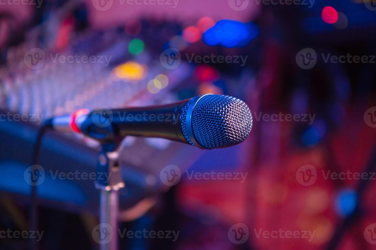 Microphone. Microphone close-up. A pub. Bar. A restaurant. Classical music. Music photo