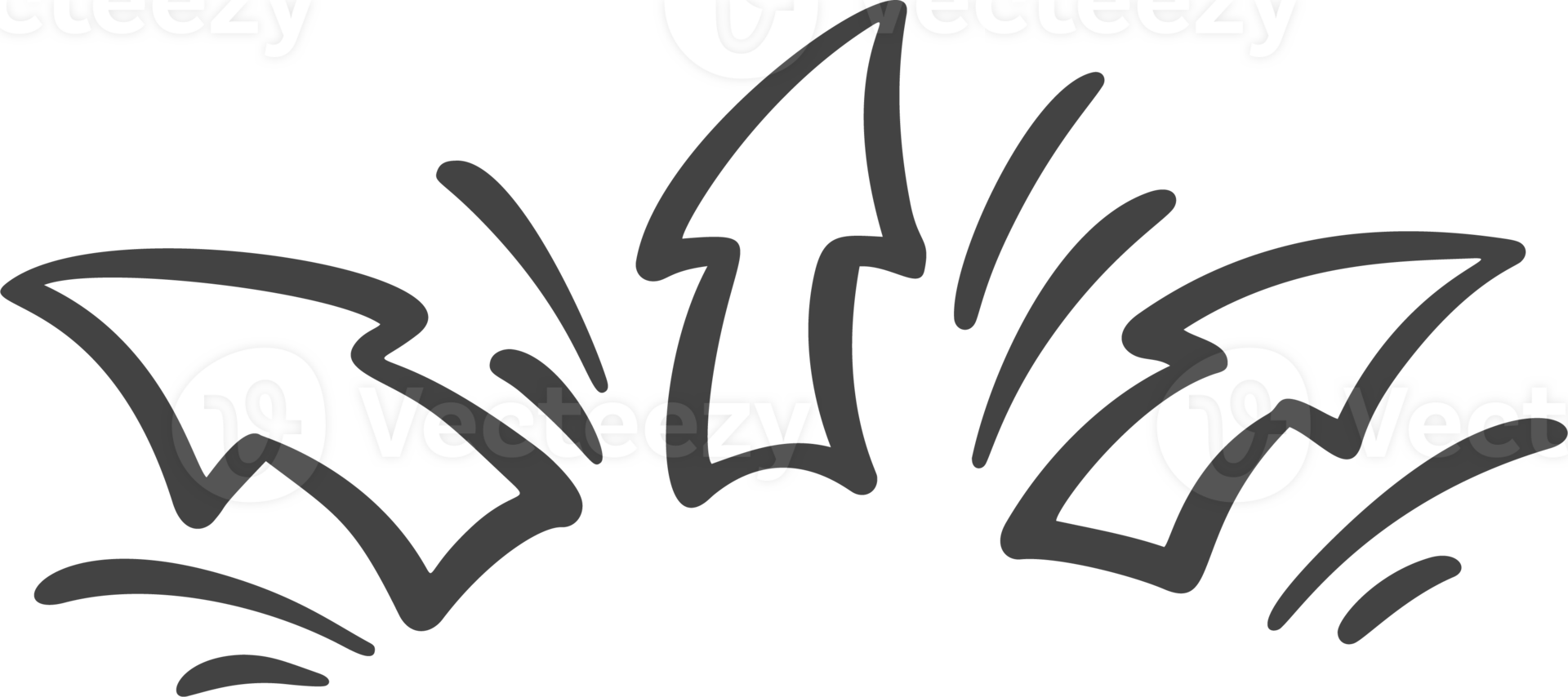 Cartoon comic bomb bang explosion effect. Burst with splashes elements. Doodle speed lines and pow clouds. Hand drawn arrows sketch png