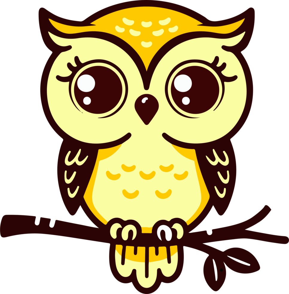 Cute owl picture png