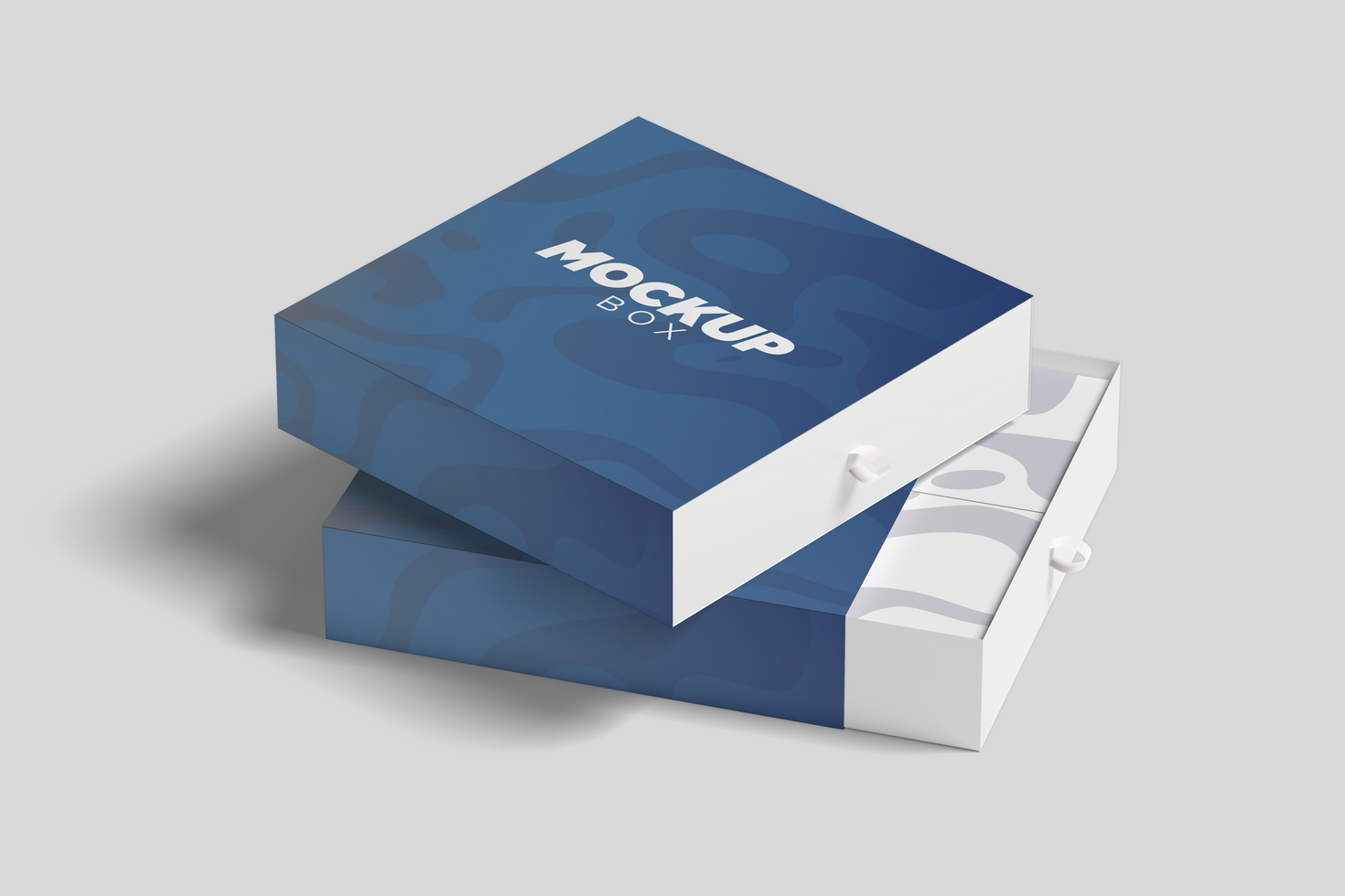 Mockup Box package modern elegant psd