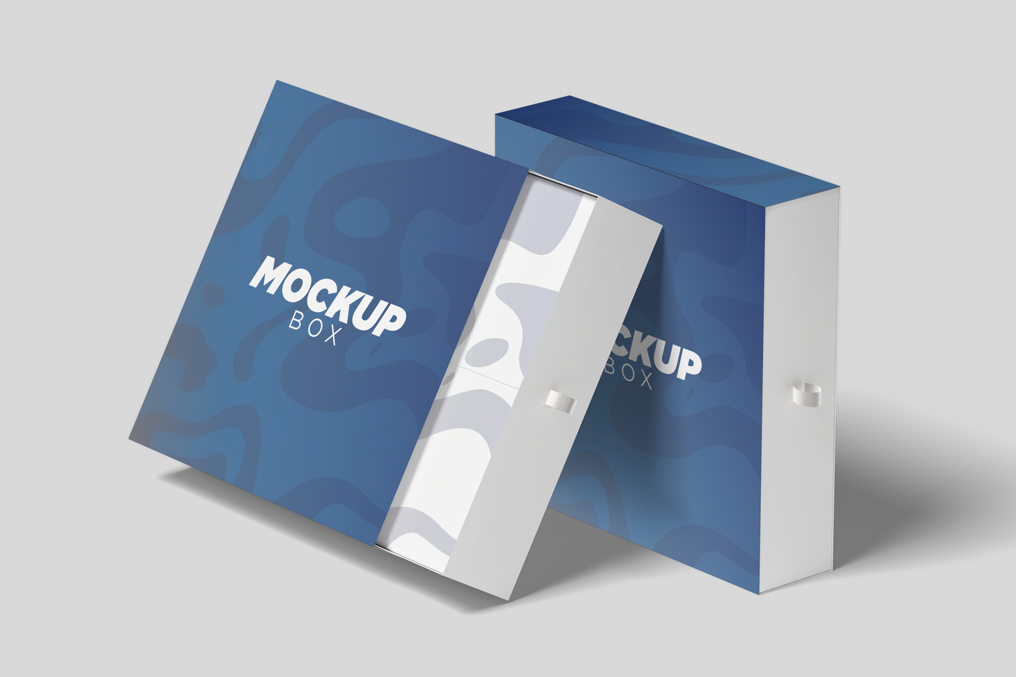 Mockup Box package modern elegant psd